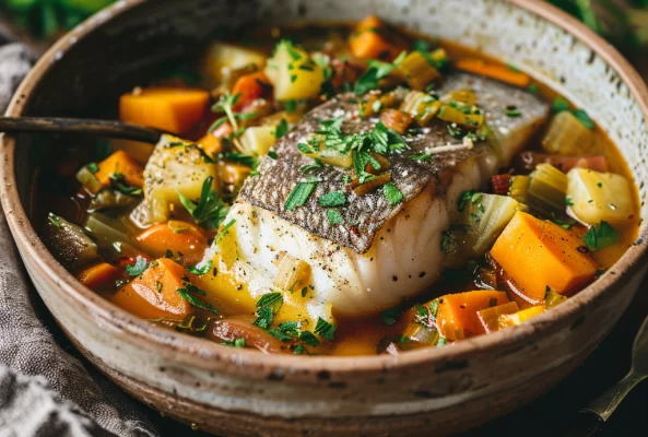 Instant Pot French Steamed Fish and Vegetable Stew
